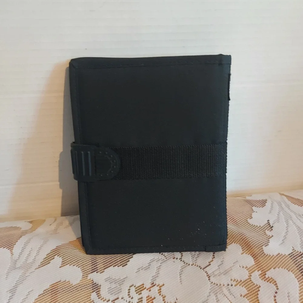 Mead Five Star Black Fabric 6-Ring Personal Organizer Planner Binder 8x6